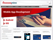 Tablet Screenshot of canada-on-line.com